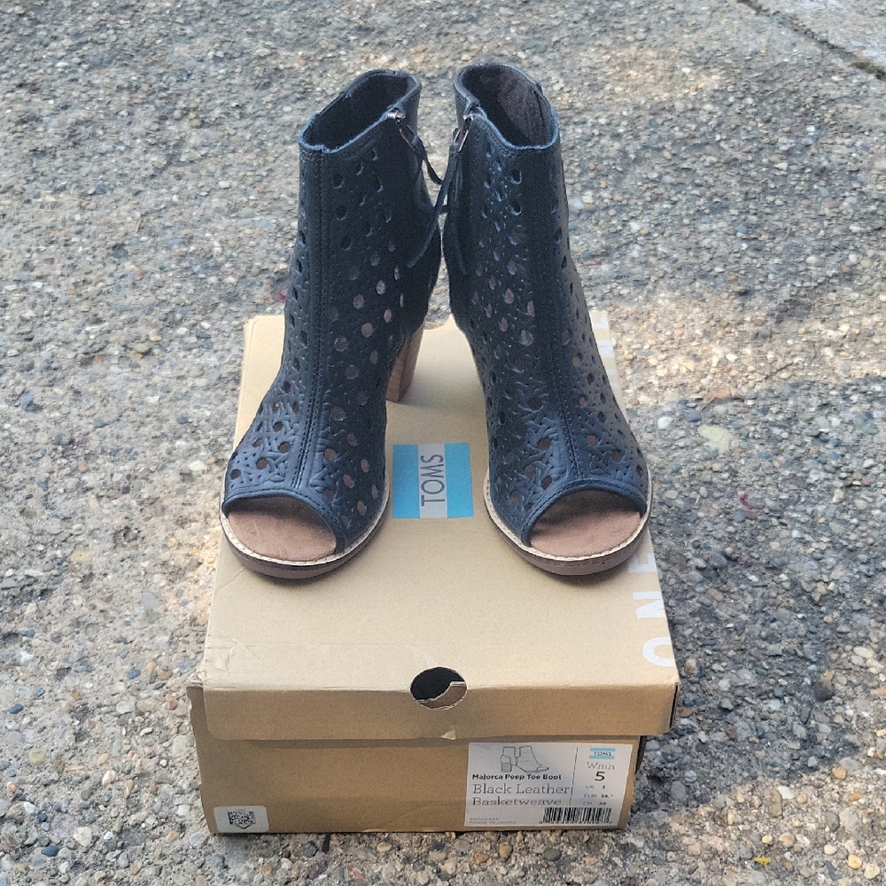 Toms Majorca Peep Toe Boot